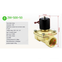 Válvula solenoide de 2 vías 2 vías para irrigación 220v / 24v / 12v